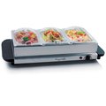 Megachef MegaChef MC-9003B Buffet Server & Food Warmer with 3 Removable Sectional Trays; Heated Warming Tray & Removable Tray Frame MC-9003B